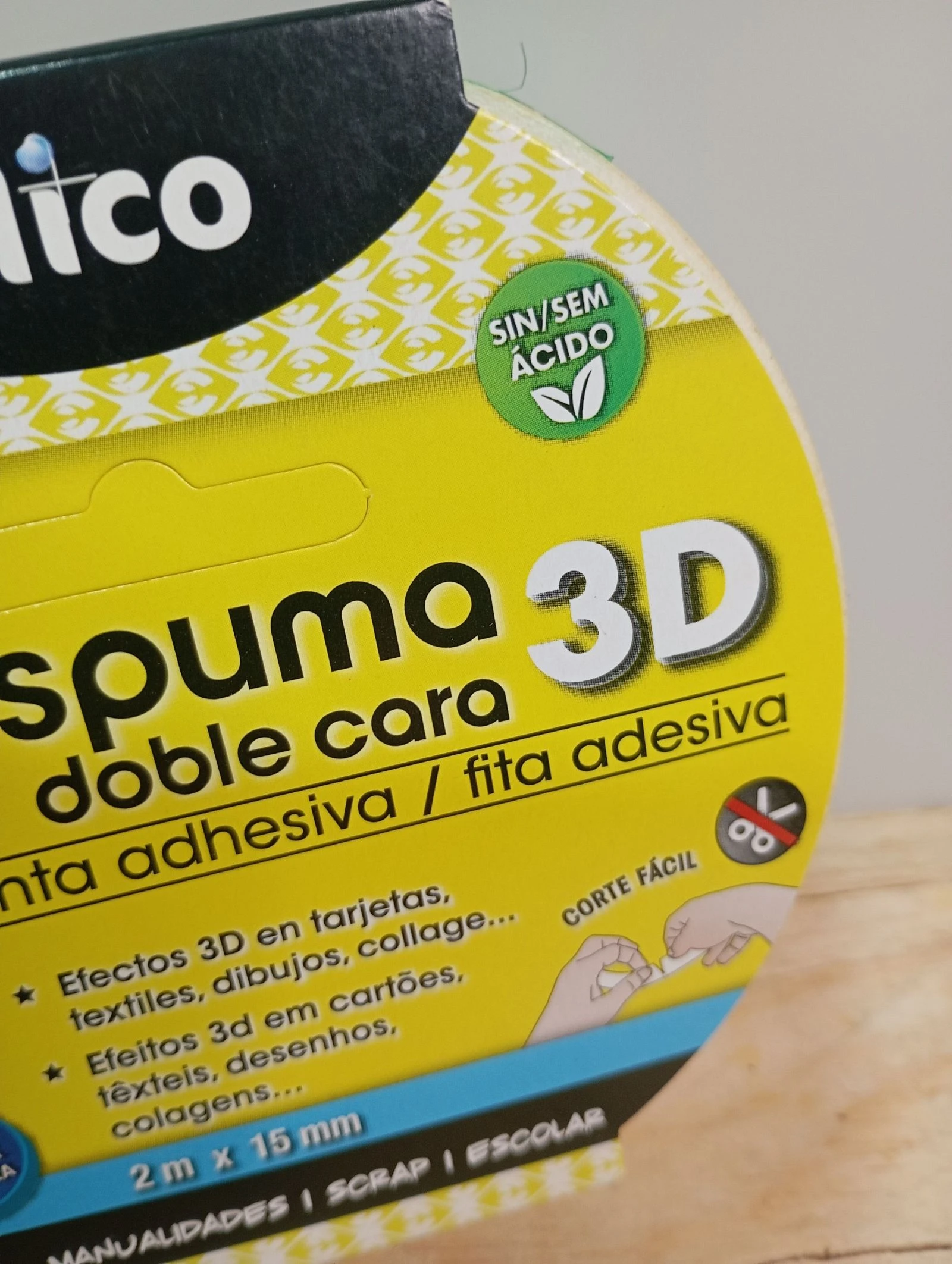 Dubbelzijdige 3D schuim band – photo 2